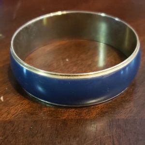 Navy blue bangle bracelet